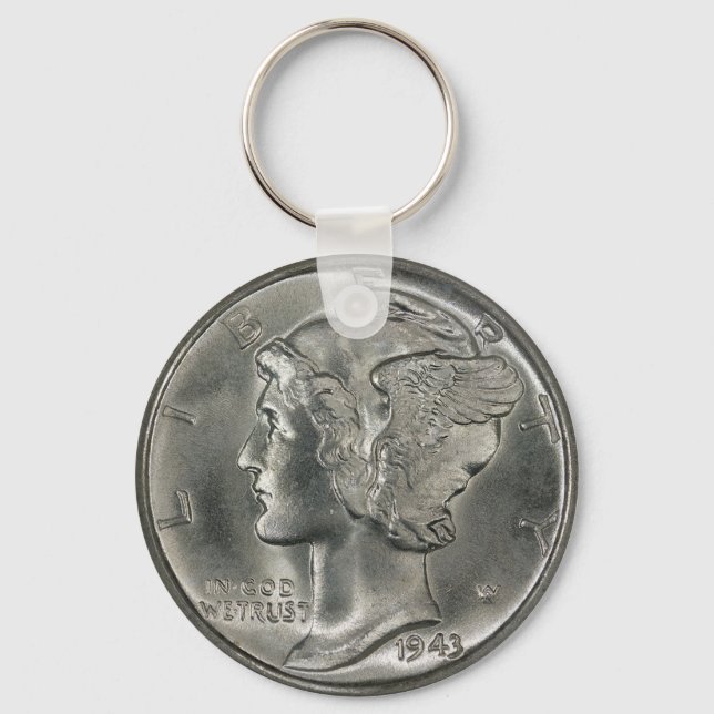 Porte-clés Porte - clé d'image Mercury Head Dime (Recto)