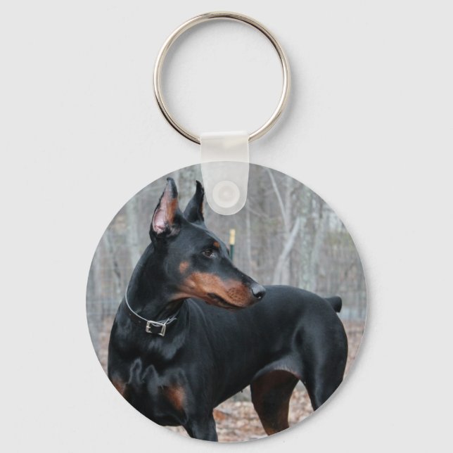 Porte-clés Porte - clé Doberman classique (Recto)