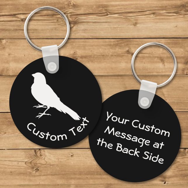 Porte-clés Porte - clé d'oiseaux canaires à pied (Créateur téléchargé)
