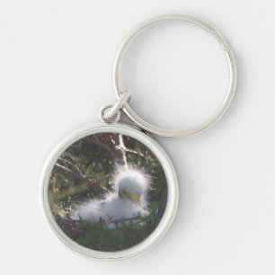Porte-clés Porte - clé d'oiseaux de bébé Aiguille neigeuse