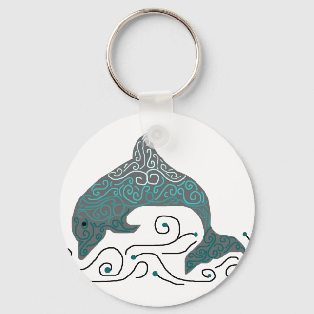 Porte-clés Porte - clé Dolphin élégant (Recto)