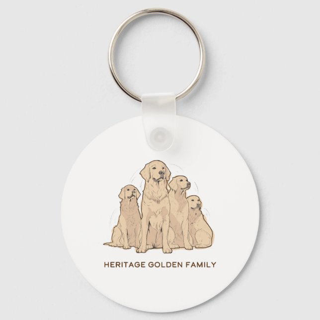 Porte-clés Porte - clé d'or du patrimoine (Recto)