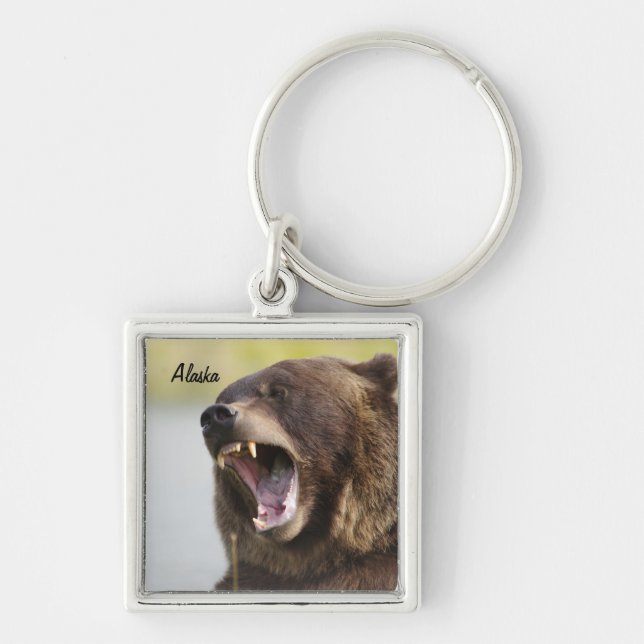 Porte-clés Porte - clé d'ours Brown de l'Alaska (Devant)