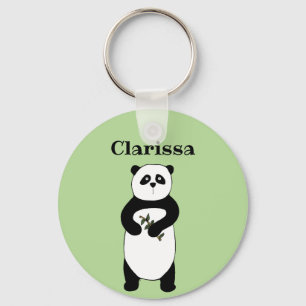 Porte-clés Porte - clé d'ours de panda personnalisé