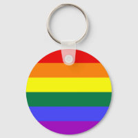 Porte - clé drapeau de la fierté arc-en-ciel