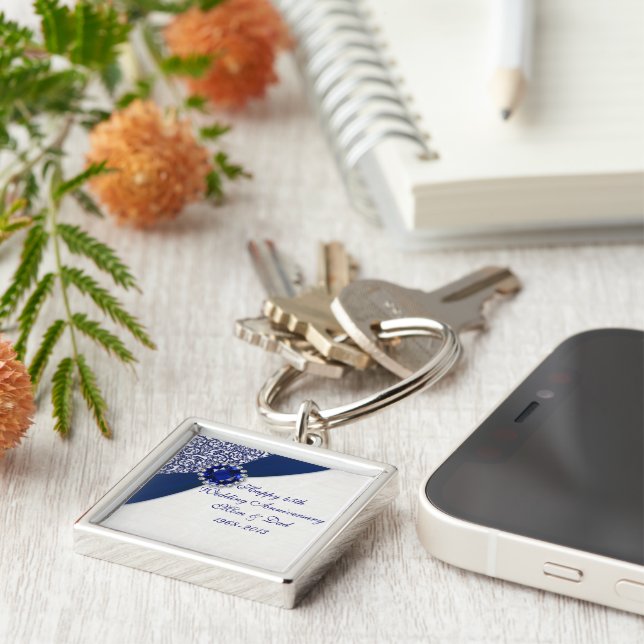 Porte-clés porte - clé du 45e anniversaire du Mariage (Côté)