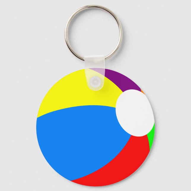 Porte-clés Porte - clé du bouton Beach Ball (Recto)