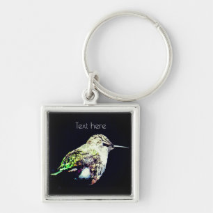 Porte-clés Porte - clé du bouton Bébé Colibri