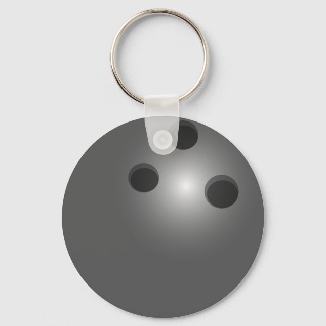 Porte-clés Porte - clé du bouton Bowling Ball (Recto)