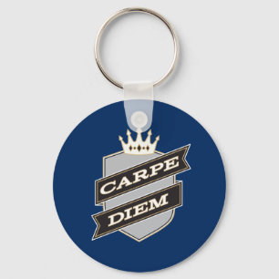 Porte-clés Porte - clé du bouton Carpe Diem