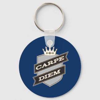 Porte-clés Porte - clé du bouton Carpe Diem
