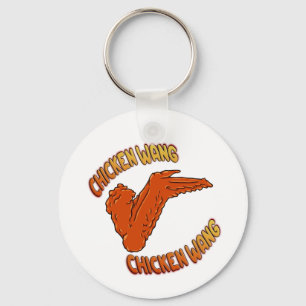 Porte-clés Porte - clé du bouton d'aile de poulet