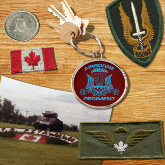 Porte-clés Porte - clé du bouton du Régiment aéroporté du Can