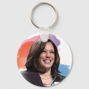 Porte-clés Porte - clé du bouton Kamala Harris