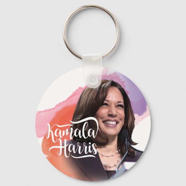 Porte-clés Porte - clé du bouton Kamala Harris (Recto)