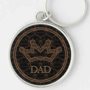 Porte-clés Porte - clé du bouton King Papa (noir)