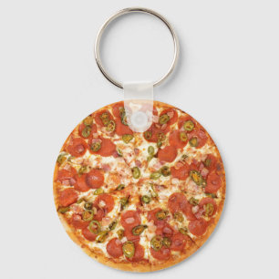 Porte-clés Porte - clé du bouton Pizza