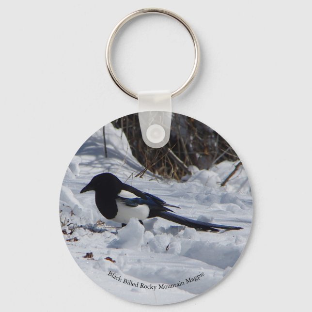 Porte-clés Porte - clé du bouton Rocky Mountain Magpie (Recto)