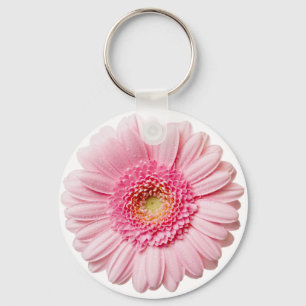 Porte-clés Porte - clé du bouton rose Gerbera Daisy