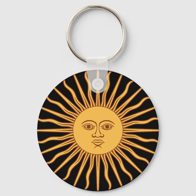 Porte-clés Porte - clé du bouton Sun (Recto)