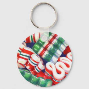 Porte-clés PORTE - CLÉ du cercle d'aluminium RIBBON CANDY