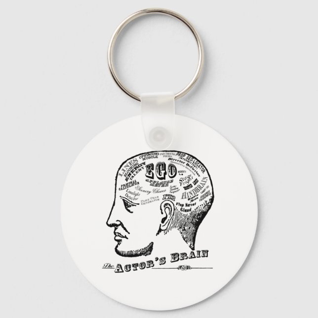 Porte-clés Porte - clé du cerveau de l'acteur (Recto)