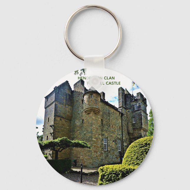 Porte-clés Porte - clé du château Fordell du clan écossais He (Front)