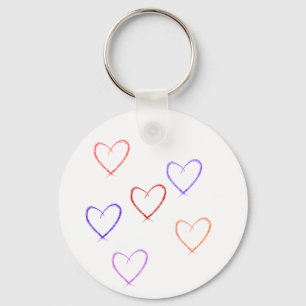 Porte-clés porte - clé du coeur