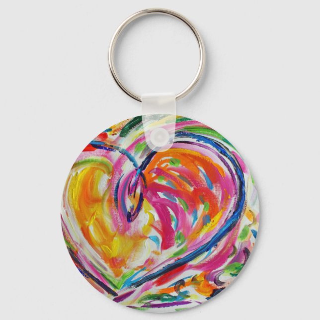 Porte-clés Porte - clé du Coeur de joie (Recto)