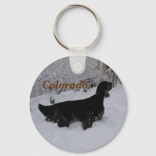 Porte-clés Porte - clé du Colorado Gordon Setter