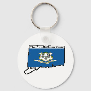 Porte-clés Porte - clé du Connecticut