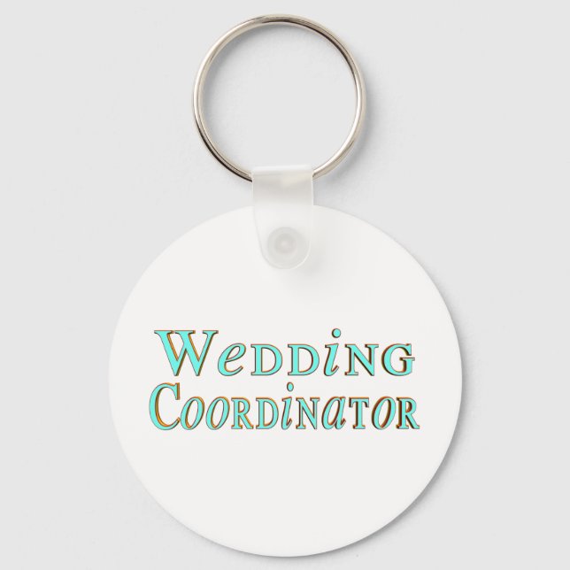Porte-clés Porte - clé du coordonnateur mariage (Recto)