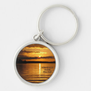 Porte-clés Porte - clé du coucher de soleil de Konnevesi