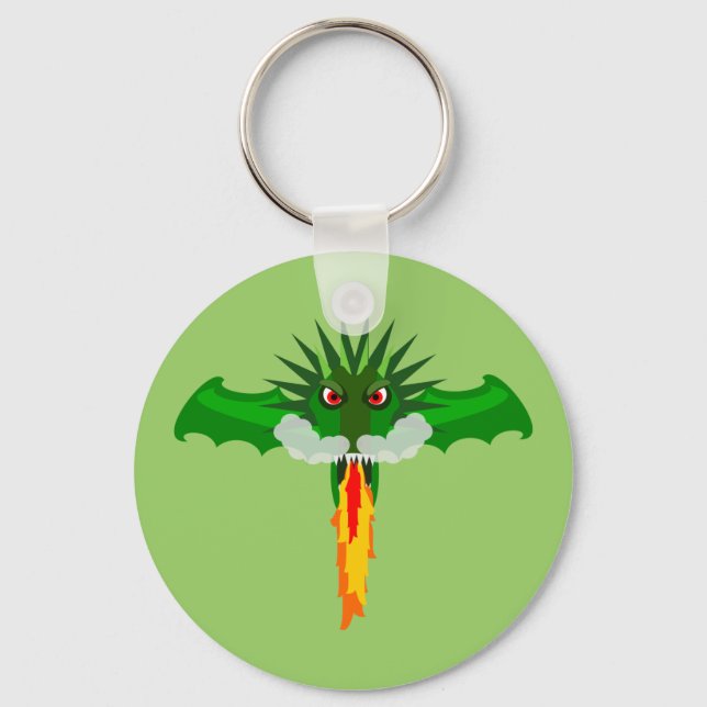 Porte-clés Porte - clé du dragon d'incendie (Recto)
