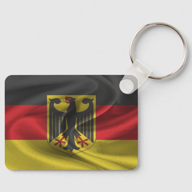 Porte-clés Porte - clé du drapeau allemand (Recto)
