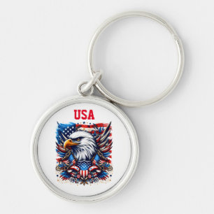 Porte-clés PORTE - CLÉ du drapeau américain