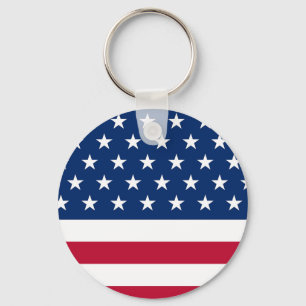 Porte-clés Porte - clé du drapeau américain