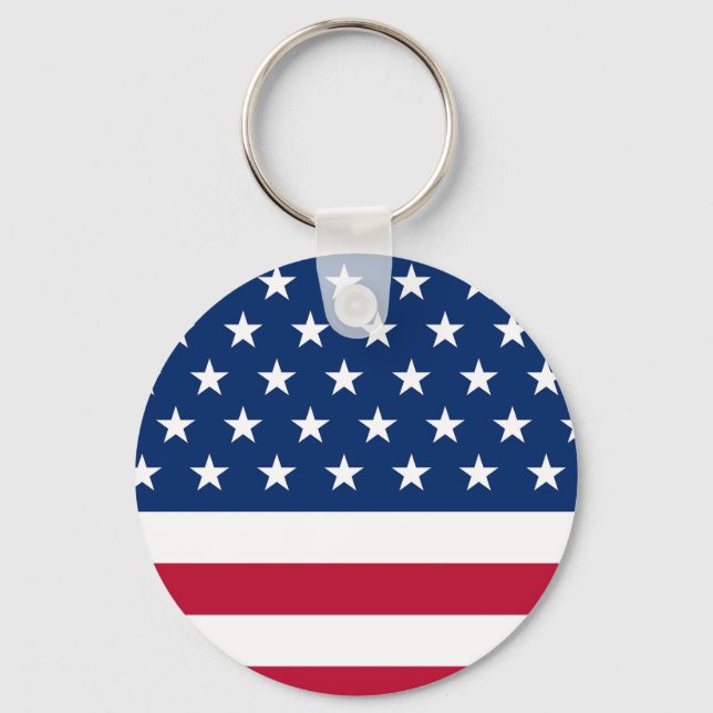 Porte-clés Porte - clé du drapeau américain (Recto)