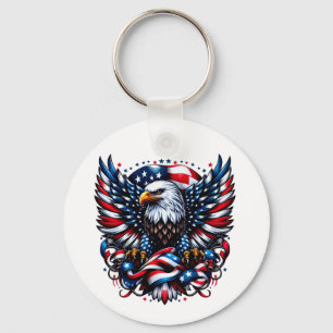 Porte-clés PORTE - CLÉ du drapeau américain