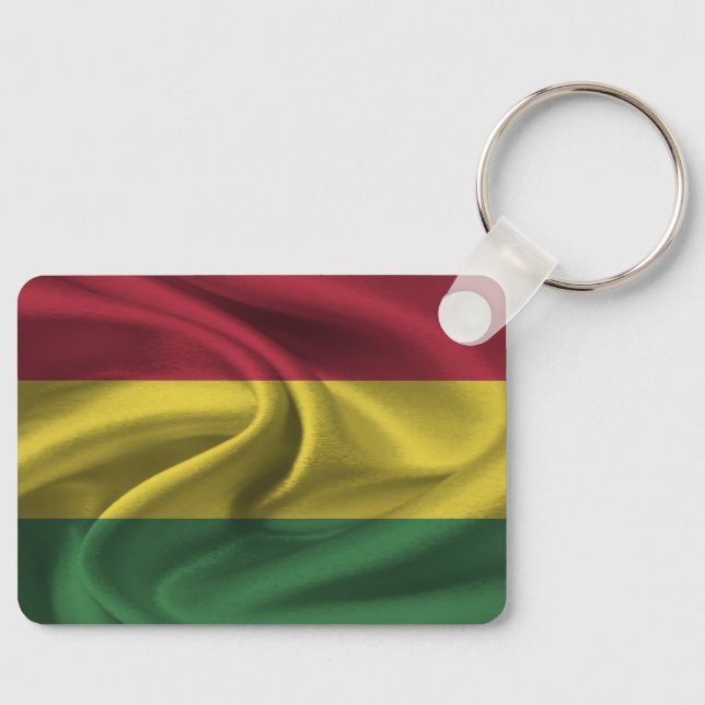 Porte-clés Porte - clé du drapeau bolivien (Recto)