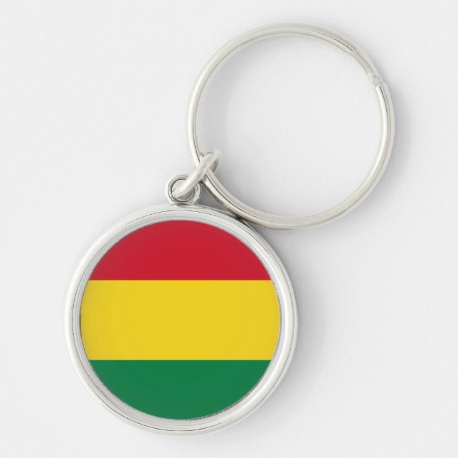 Porte-clés Porte - clé du drapeau bolivien (Devant)