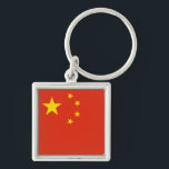 Porte-clés Porte - clé du drapeau chinois<br><div class="desc">Porte - clé avec le drapeau de la République populaire de Chine.</div>