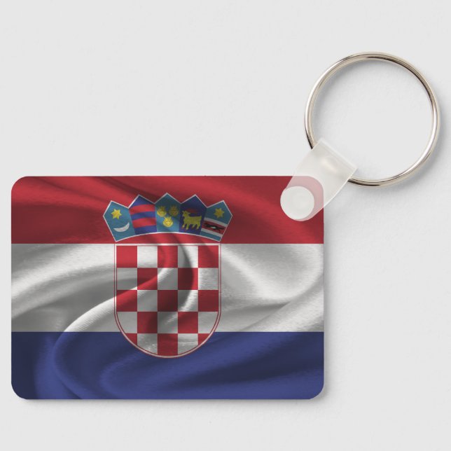 Porte-clés Porte - clé du drapeau croate (Recto)