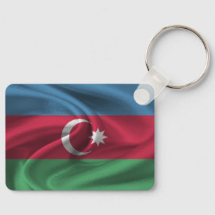 Porte-clés Porte - clé du drapeau d'Azerbaïdjan