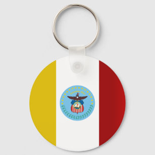 Porte-clés Porte - clé du drapeau de Columbus (Ohio)