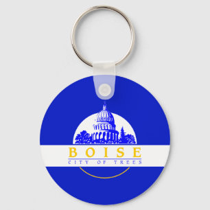 Porte-clés Porte - clé du drapeau de la ville de Boise (Idaho