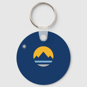 Porte-clés Porte - clé du drapeau de la ville de Reno (Nevada