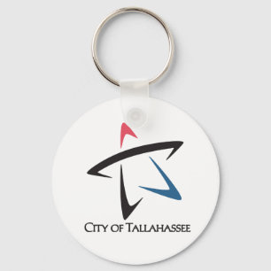 Porte-clés Porte - clé du drapeau de la ville de Tallahassee 