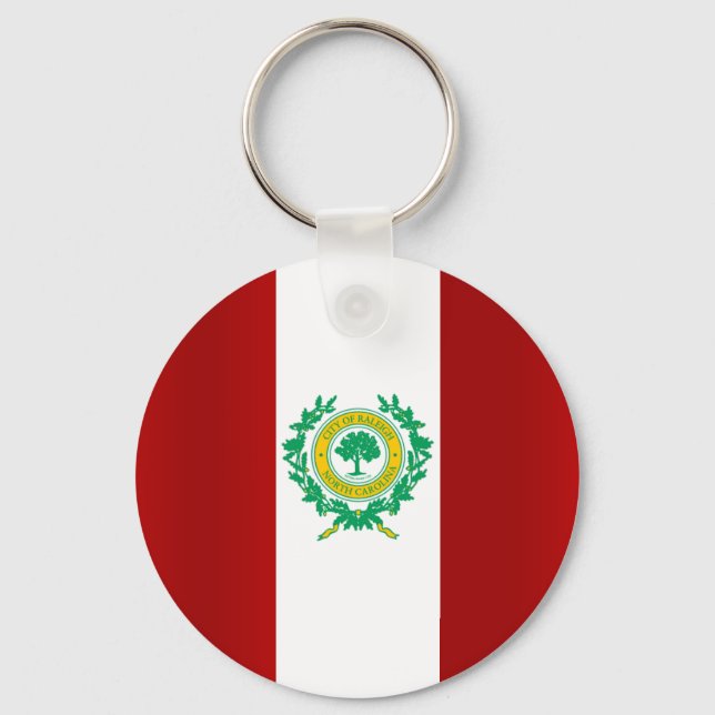 Porte-clés Porte - clé du drapeau de Raleigh (Caroline du Nor (Recto)