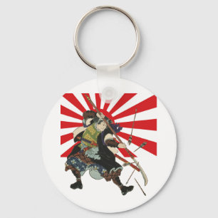 Porte-clés Porte - clé du drapeau de Samurai